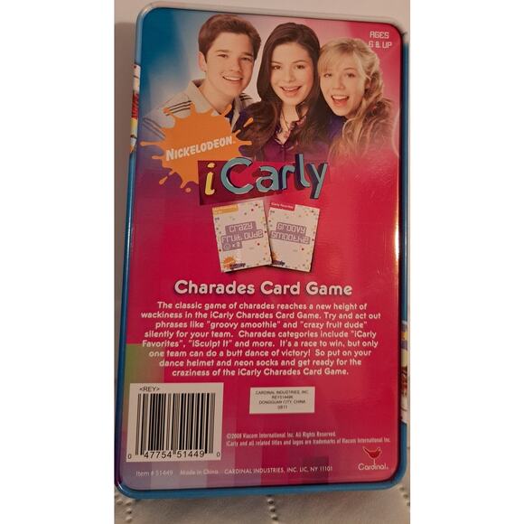 **Sealed** iCarly Charades Card Game - Picture 3 of 5